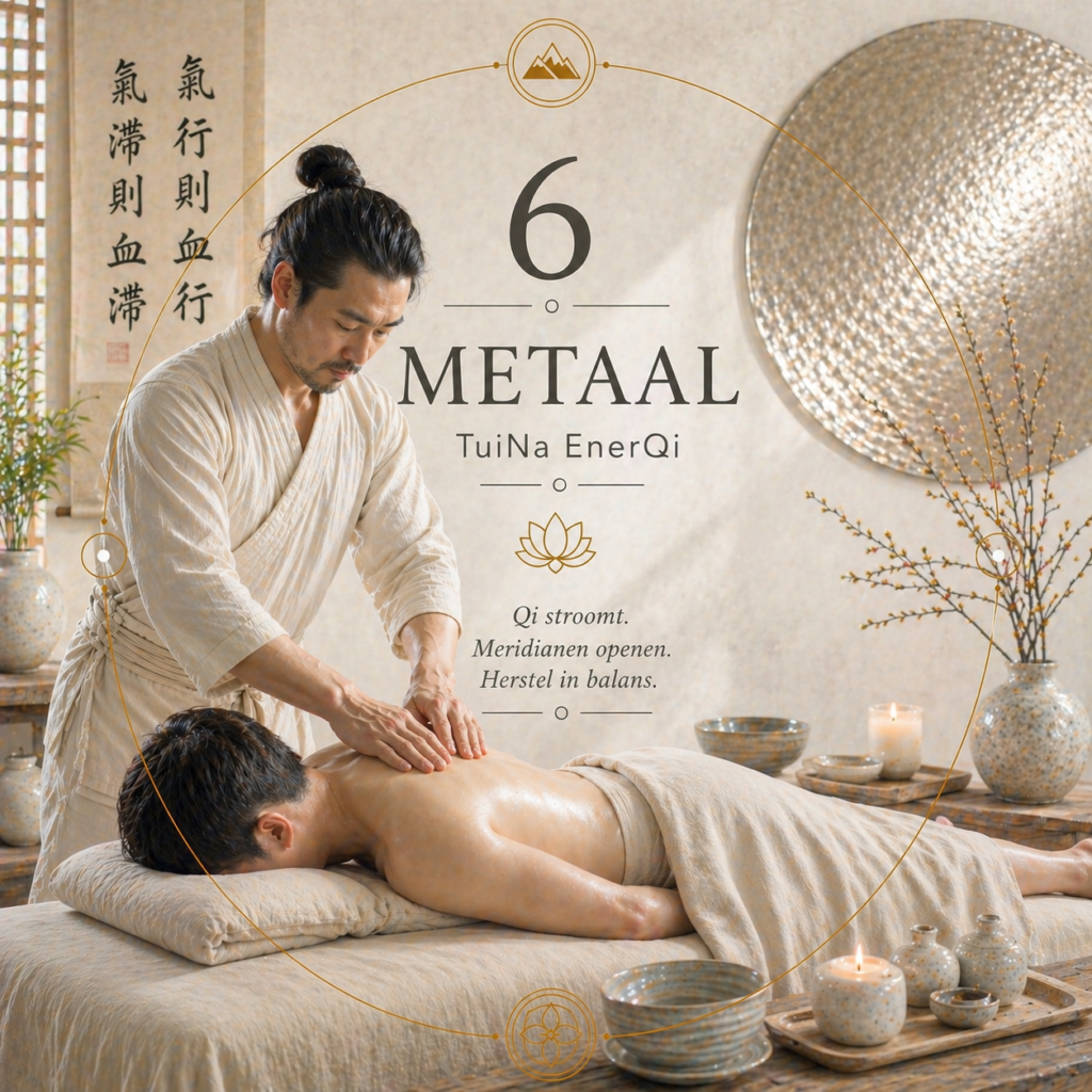 TuiNa EnerQi massage met mannelijke therapeut gericht op meridianen en het herstellen van de Qi-stroom in Zuidermeer