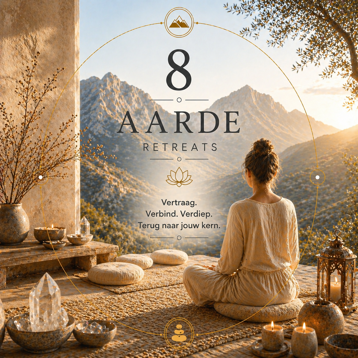 Retreat in de natuur met meditatie en uitzicht op de polder voor rust, reflectie en innerlijke balans in Zuidermeer